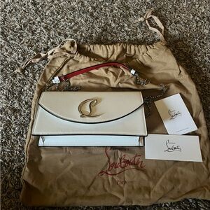 NWT!! Christian Louboutin Loubi54 Wallet on a Chain